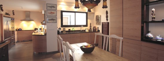 Limed oak kitchen